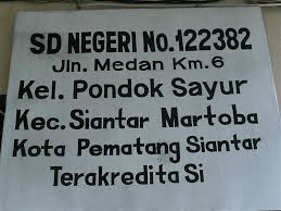 Perpustakaan Sekolah Dasar Negeri 122382 Pondok Sayur